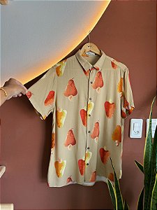 Camisa Chuva de Caju Creme