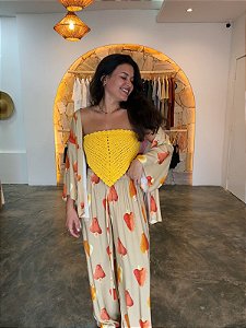 Kimono Chuva de Caju Creme