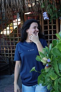 Camiseta Minimalista DIBOA - Azul Marinho