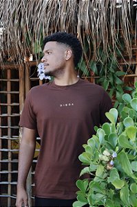 Camiseta Minimalista DIBOA - Marrom Café