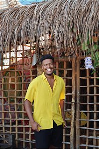 Camisa Viscose Amarelo Cuscuz