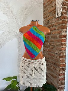 Cropped de Crochê Maresia