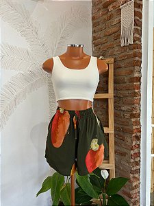 Short Pirangi Viscose - Cajuzão