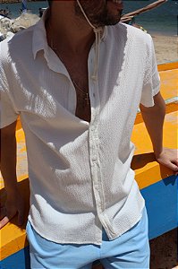 Camisa Texturizada Anarruga - Lençois