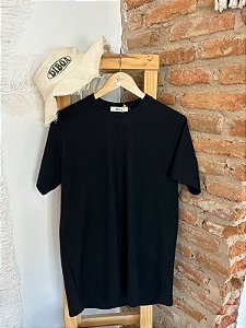 Camiseta Tricô - Preta