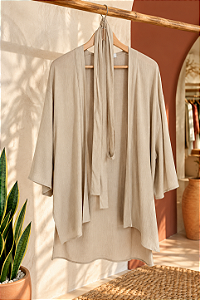 Kimono Viscose - Palha