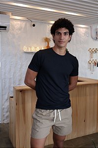 Camiseta Modal - Preta