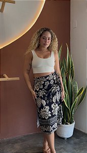 Saia Pareô Midi - Floresta Negra