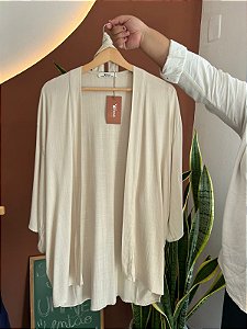 Kimono Viscose - Marfim