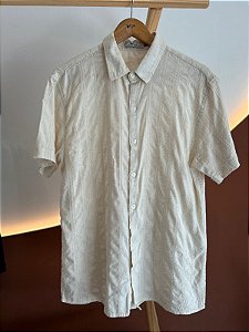 Camisa Texturizada Algodão Aura - Cru