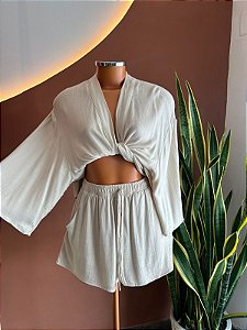 Short Pirangi Viscose - Marfim