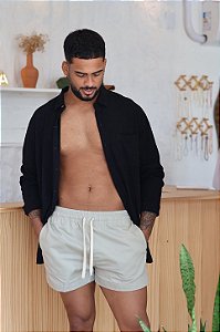 Short SARJA curto - Cinza Gelo