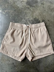Short RETRÔ Veludo Cotelê - Nude