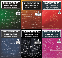 3. Combo - 6 volumes da coleção Elementos da Matemática - com desconto__