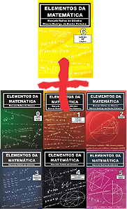 2. Combo - 7 volumes da coleção Elementos da Matemática