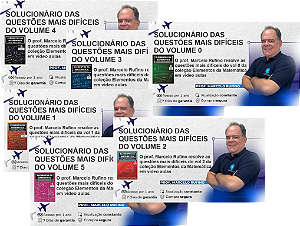 Combo dos Solucionários da Coleção Elementos da Matemática