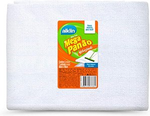 PANO MEGA PANÃO 80X90 ALVEJADO ALKLIN