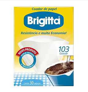 Filtro de Papel Brigitta 103 - 30un