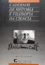 Cadernos de história e filosofia da ciência - Série 3, v. 11, n. 2 - Centro de Lógica, Epistemologia e História da Ciência - Unicamp