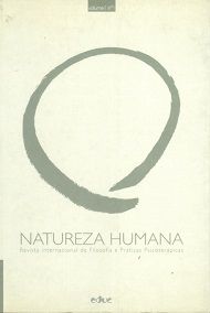Revista Natureza Humana - V. 1 nº1 - Grupo de Pesquisa em Filosofia e Práticas Psicoterápicas do Programa de Estudos Pós-Graduados em Psi