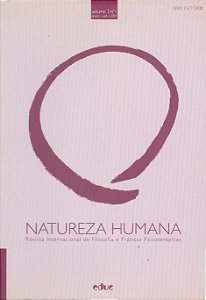 Revista Natureza Humana - V.3 N.1 - Grupo de Pesquisa em Filosofia e Práticas Psicoterápicas do Programa de Estudos Pós-Graduados em Psi