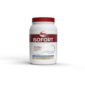 Isofort Whey protein Isolado (WPI) -  Neutro - 900g - Vitafor
