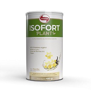 Isofort plant baunilha - 450g - Vitafor