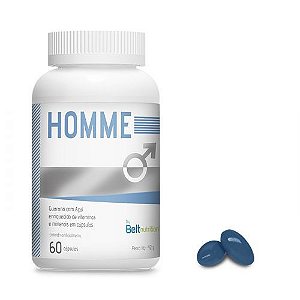 Belt Homme - Guaraná, Acaí e vitaminas - 60 cáps - Belt Nutrition