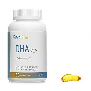 DHA - 60 cápsulas - Belt Nutrition