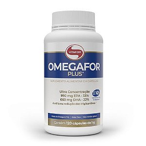 Omegafor plus - 120 Cápsulas - Vitafor