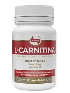 Carnitina - 60 cápsulas - Vitafor