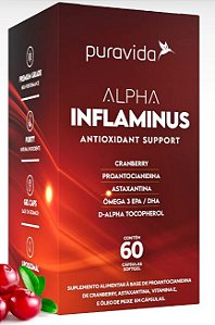 Alpha Inflaminus - Potente Antioxidante -  60 Cáps - Puravida