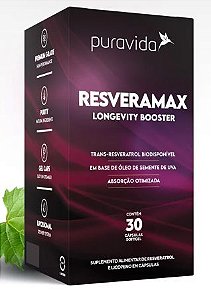 Resveramax - 30 cápsulas - Puravida