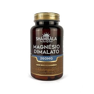 Magnésio Dimalato - 60 cápsulas - Shambala