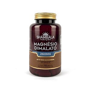 Magnésio Dimalato - 120 cápsulas - Shambala