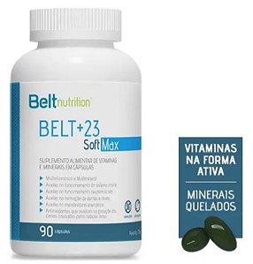 Belt +23 - Polivitamínico -  Soft Max - 90 cápsulas - Belt Nutrition