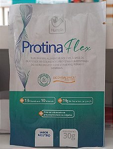 Protina Flex - Mix Proteico e Vitaminas - sachê 30g - Linhahum