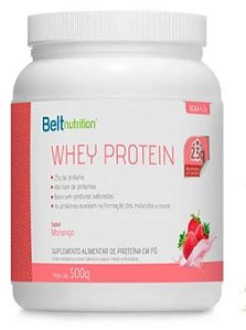 Whey Protein Concentrado morango - 500g - Belt Nutrition