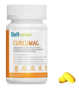 Curcuma + magnésio - 30 cápsulas - Belt