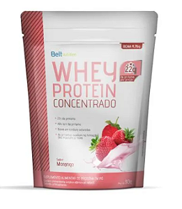 Whey protein concentrado sabor morango - 30g - Belt
