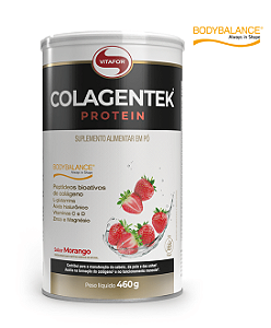 Colagentek Protein - Colágeno BodyBalance - sabor morango - 460g - Vitafor