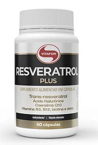 Resveratrol Plus - 60 cápsulas - Vitafor