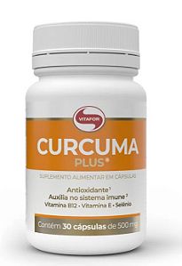 Curcuma plus - 30 cápsulas - Vitafor