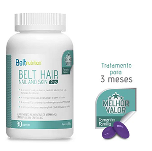 Belt hair, nail and skin - 90 cápsulas - Belt Nutrition