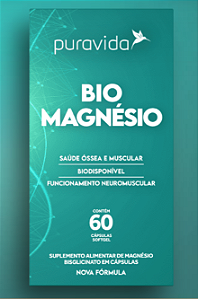 Bio Magnésio - Puravida - 60 cápsulas