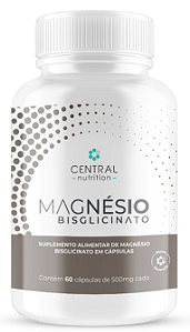 Magnésio Bisciglinato  - Central Nutrition -  60 cápsulas