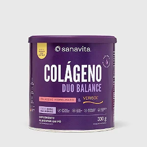 Colágeno Duo Balance - Sanavita - Abacaxi e hortelã - 30 doses