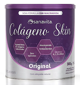 Colágeno Skin - Sanavita - Sabor Original - 30 doses