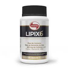 Lipix 6 - Suplemento Termogênico - 120 cápsulas - Vitafor