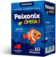 Peixonix - Omega 3 para Crianças - 60 cáps - Maxinutri